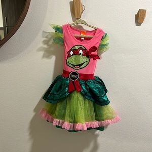 Little girls (or boys) teenage mutant ninja turtle dress / Halloween costume
